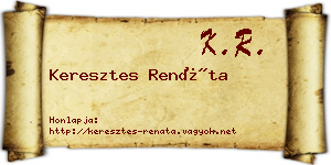 Keresztes Renáta névjegykártya